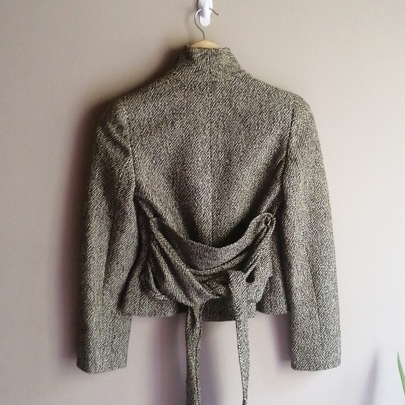 VALENTINO Vintage Tweed Jacket Size 4 - Picture 6 of 9
